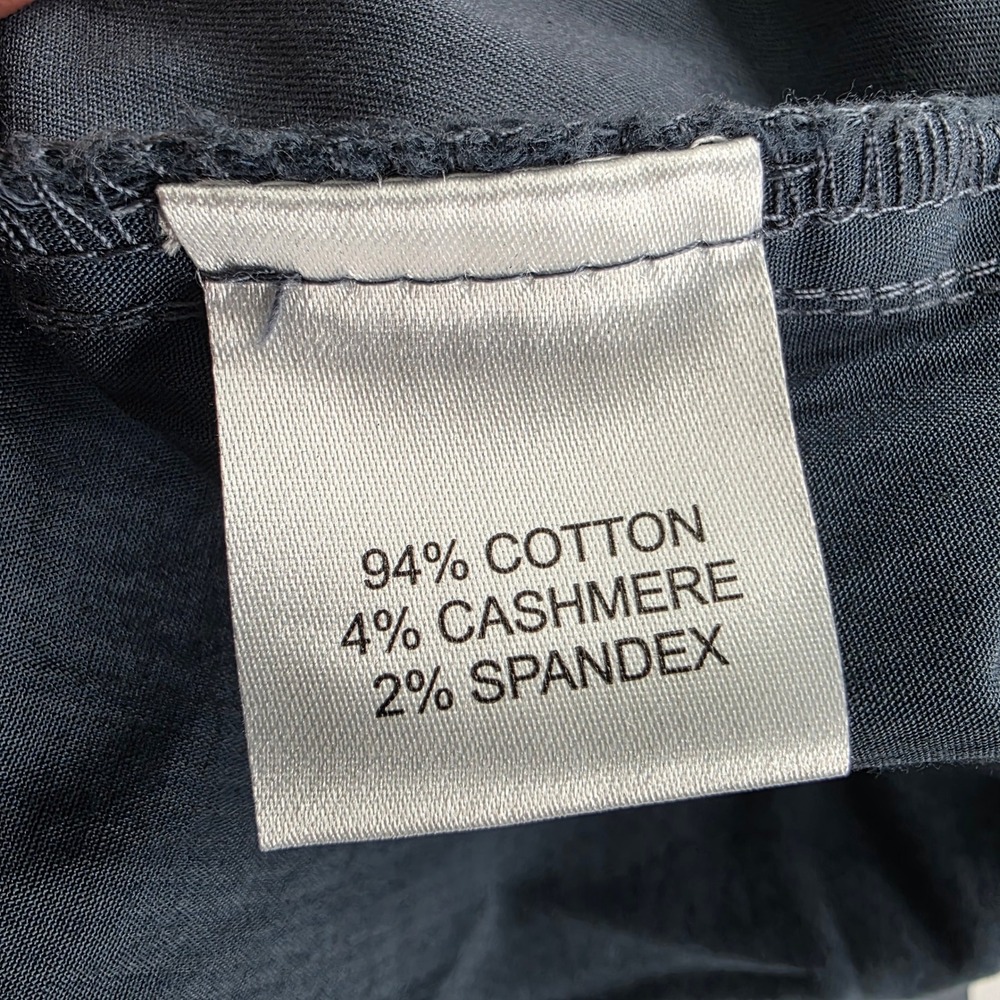 NEW Peter Millar Crown Gray Cotton Cashmere Blend Flat Front Trousers Mens 35x35 - Picture 8 of 14
